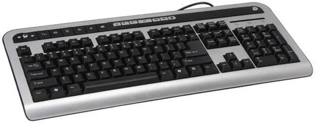 Main image of SpecResearch KA-558/U Black & Silver 104 Normal Keys 17 Function Keys USB Wired Standard Keyboard