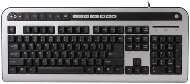 Alt view image 2 of 4 - SpecResearch KA-558/U Black & Silver 104 Normal Keys 17 Function Keys USB Wired Standard Keyboard