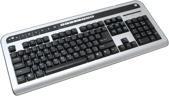Main image of SPEC Research KA-558U/HUB Silver & Black 104 Normal Keys 17 Function Keys USB Standard Multi-Media Keyboard With 2 USB Hubs