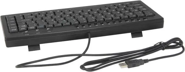 Alt view image 3 of 4 - X-Gene 01021 Black 88 Normal Keys USB Wired Mini Keyboard