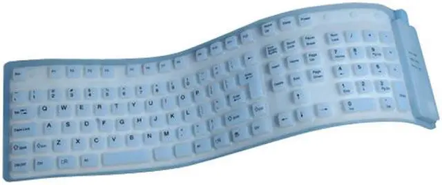 Main image of GRANDTEC GLW-1000 109 Normal Keys USB or PS/2 Wired Slim Virtually Indestructible Glow Type Keyboard