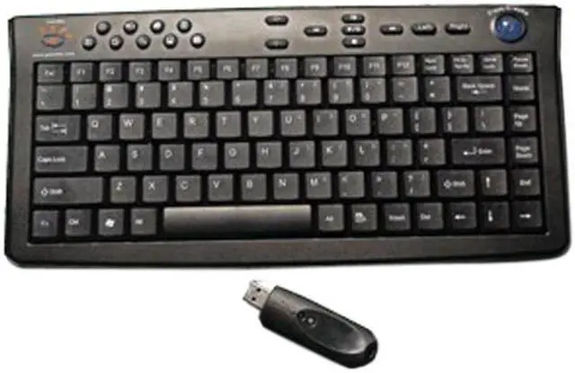 Main image of GRANDTEC KEY-3000 RF Wireless Slim Mini-Keyboard with Trackball