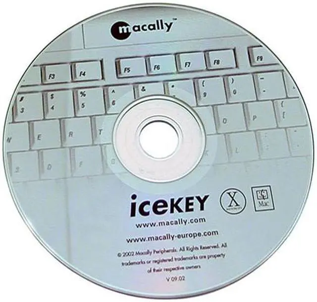 Alt view image 3 of 4 - macally ICEKEY White 108 Normal Keys USB Wired Slim Keyboard