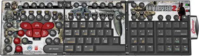 Main image of Ideazon Zboard Battlefield 2 Keyset IWONAE1-X1BF201 104 Normal Keys 19 Function Keys USB Wired Standard Keyboard