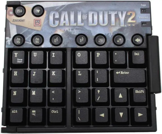 Alt view image 2 of 4 - Ideazon CALL OF DUTY 2 KEYSET IW0NAE1-X1CD201 2-Tone 87 Normal Keys 21 Function Keys USB Wired Ergonomics Keyboard
