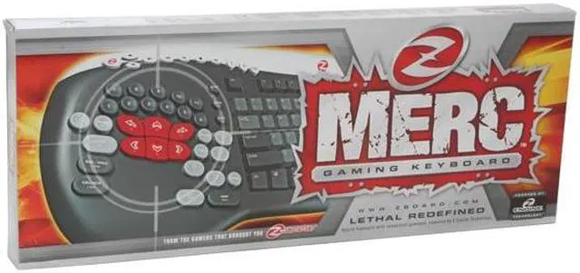 Alt view image 2 of 2 - Ideazon MERC KW1NAE1-X1ZXP01 2-Tone 97 Normal Keys 34 gaming keys and 11function keys Function Keys USB Gaming Gaming Keyboard