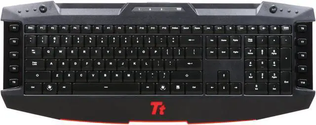 Alt view image 2 of 5 - Tt eSPORTS  CHALLENGER ULTIMATE Gaming Keyboard Black KB-CHU003US