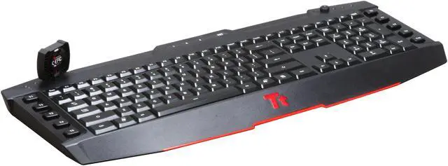 Alt view image 4 of 5 - Tt eSPORTS  CHALLENGER ULTIMATE Gaming Keyboard Black KB-CHU003US