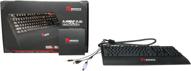 Alt view image 4 of 4 - Tt eSPORTS MEKA G1 Mechanical Gaming Keyboard Black KB-MEG005US