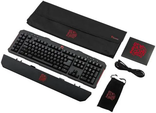 Alt view image 4 of 9 - Tt eSPORTS KB-MGU006US MEKA G-Unit Mechanical Keyboard