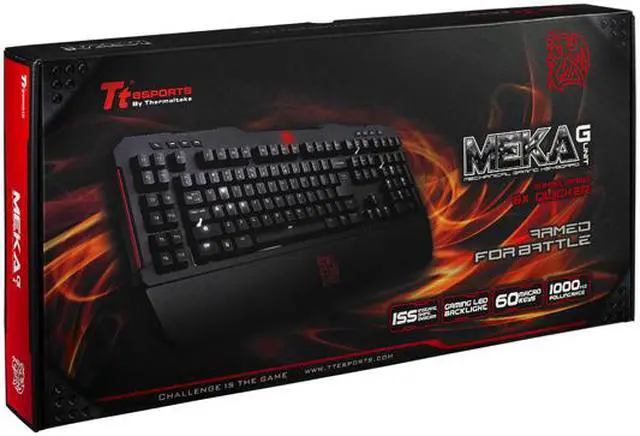 Alt view image 5 of 9 - Tt eSPORTS KB-MGU006US MEKA G-Unit Mechanical Keyboard