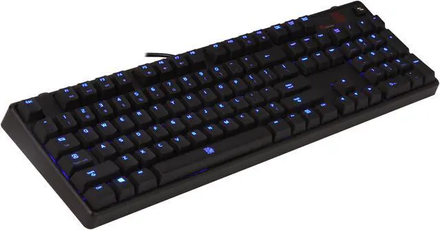 Main image of Tt eSPORTS KB-POI-BRBLUS-01 POSEIDON Illuminated Mechanical Keyboard - Brown Switch Edition