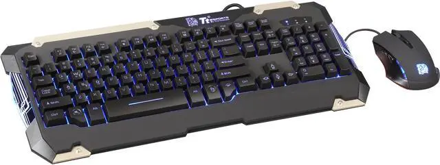 Main image of Tt eSPORTS Commander Gaming Keyboard and Mouse Bundle - Blue LED - OEM