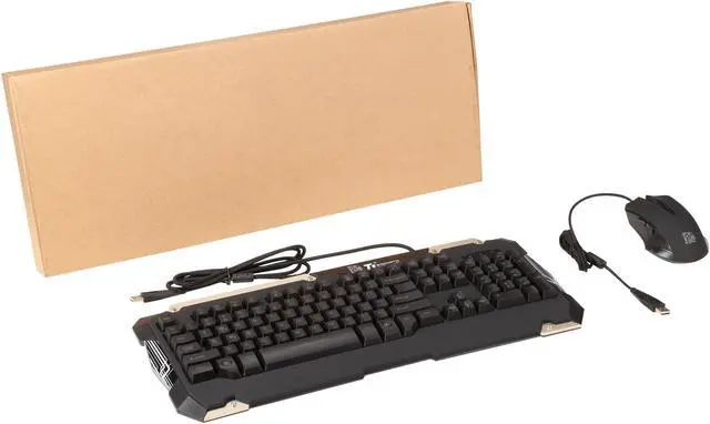Alt view image 9 of 9 - Tt eSPORTS Commander Gaming Keyboard and Mouse Bundle - Blue LED - OEM