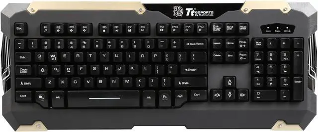 Alt view image 2 of 9 - Thermaltake Tt eSports Commander Gaming Keyboard and Mouse