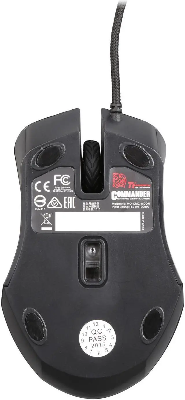 Alt view image 5 of 9 - Thermaltake Tt eSports Commander Gaming Keyboard and Mouse