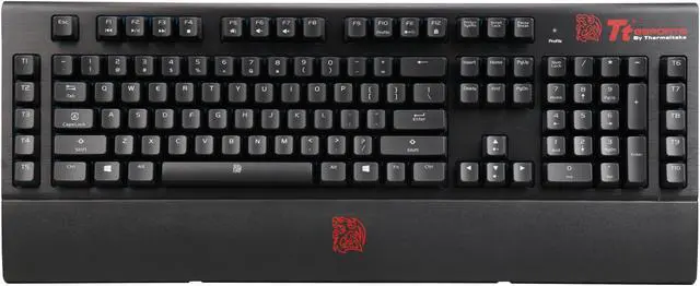 Alt view image 2 of 5 - Tt eSPORTS Poseidon Z Forged KB-BAZ-KLBLUS-01 Black USB Wired Aluminum Gaming Mechanical Keyboard
