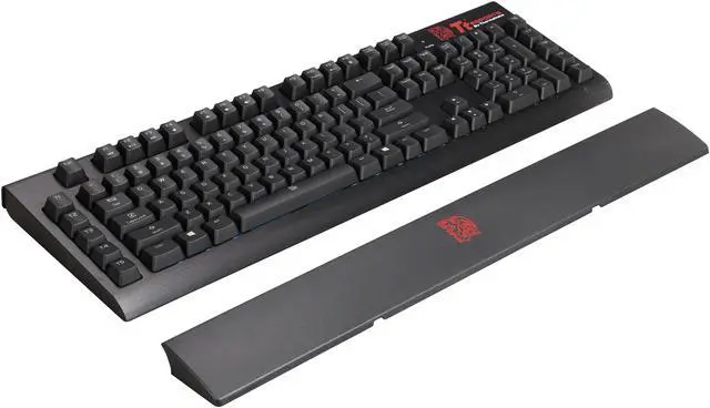 Alt view image 4 of 5 - Tt eSPORTS Poseidon Z Forged KB-BAZ-KLBLUS-01 Black USB Wired Aluminum Gaming Mechanical Keyboard