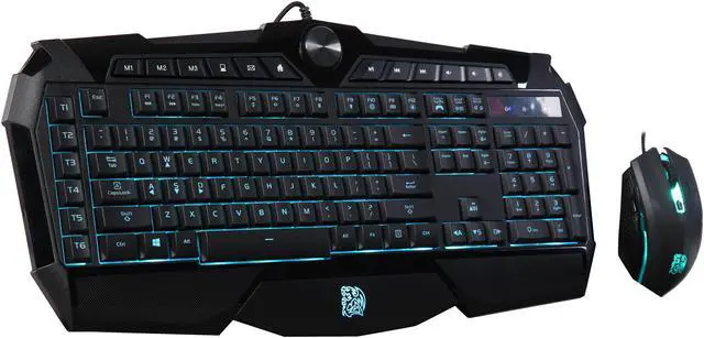 Alt view image 3 of 11 - Thermaltake Tt eSports Challenger Prime RGB Gaming Keyboard and Mouse Combo