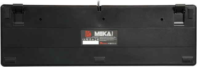 Alt view image 3 of 5 - Thermaltake Tt eSports Meka Pro Mechanical Gaming Keyboard - Cherry MX Red Switch
