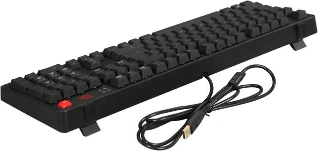 Alt view image 4 of 5 - Thermaltake Tt eSports Meka Pro Mechanical Gaming Keyboard - Cherry MX Red Switch