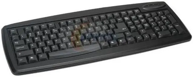 Main image of Linkworld LK7010A-C2222-PSII Black 108 Normal Keys PS/2 Slim Keyboard
