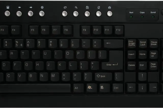Alt view image 4 of 7 - Linkworld LK2000B Black 104 Normal Keys 19 Function Keys USB Standard Multimedia Keyboard - OEM