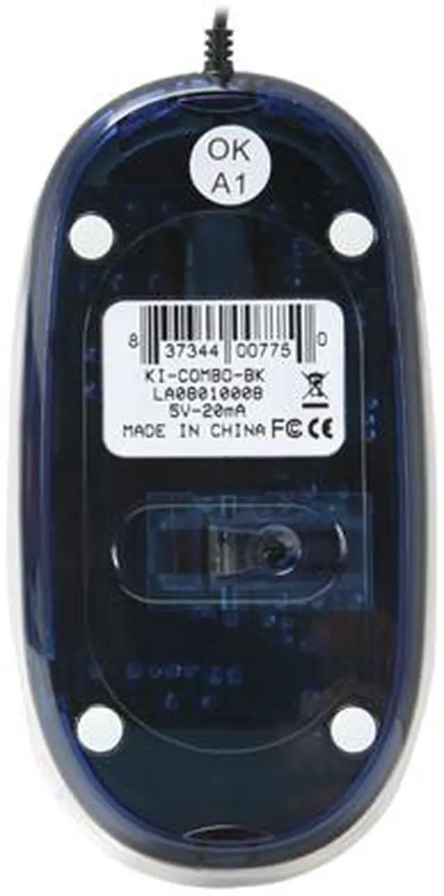 Alt view image 11 of 12 - APEVIA KI-COMBO-BK Black 104 Normal Keys 22 Function Keys PS/2 Wired Standard Multimedia Keyboard and Optical Mouse