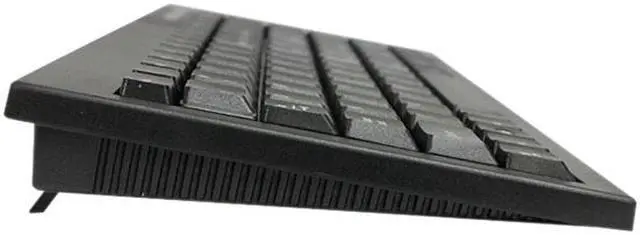 Alt view image 3 of 5 - Adesso ACK-595PB Mini PS/2 Keyboard (Black)