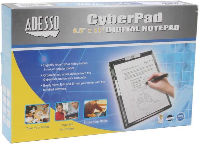 Alt view image 8 of 8 - ADESSO CyberPad 8.5'' x 11'' Active Area USB Digital Notepad & Graphics Tablet