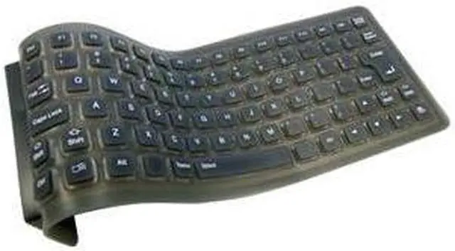 Main image of ADESSO AKB-210 Black 88 Normal Keys USB or PS/2 See Details Foldable Mini Keyboard