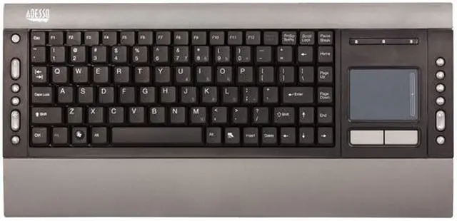 Alt view image 2 of 2 - ADESSO AKB-420UB USB SlimTouch Pro Keyboard with Built-in Touchpad