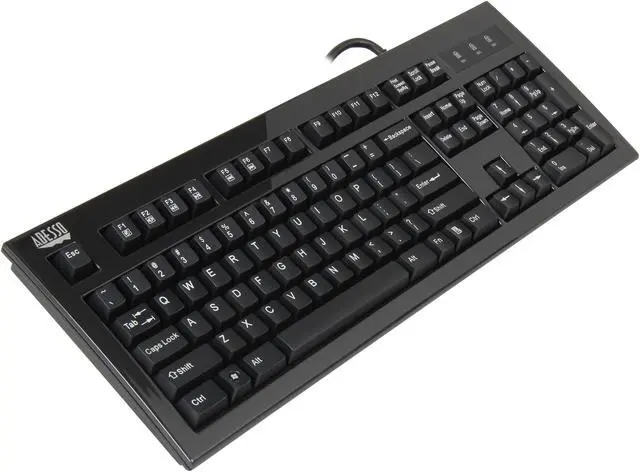 Main image of ADESSO MKB-135B Mechanical Gaming Keyboard w/ Hub & Audio Jack