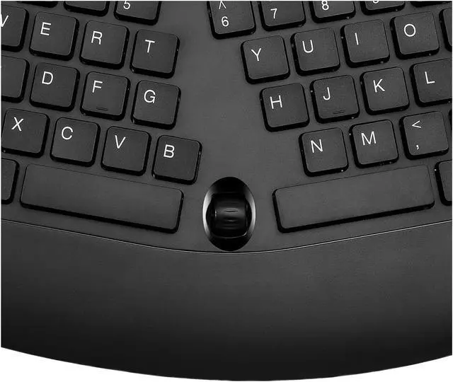 Alt view image 6 of 10 - ADESSO TruForm Media 1600 – Wireless Ergonomic Keyboard and Optical Mouse