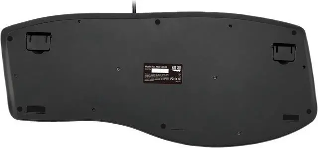 Alt view image 6 of 7 - ADESSO AKB-160UB TruForm Media 160 - Ergonomic Desktop Keyboard