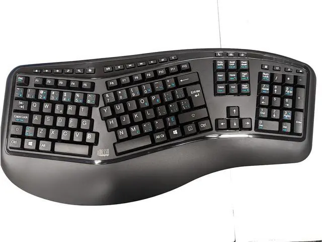 Main image of Adesso WKB-1500CB-FR Ergonomic Keyboard and Mouse combo