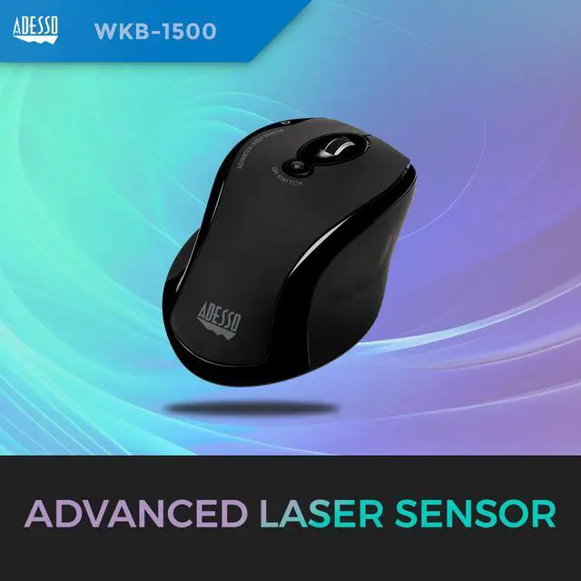 Alt view image 3 of 4 - Adesso WKB-1500CB-FR Ergonomic Keyboard and Mouse combo