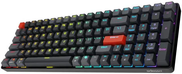 Alt view image 7 of 12 - ADESSO EasyTouch 1200 EasyTouch Mechanical Keyboard