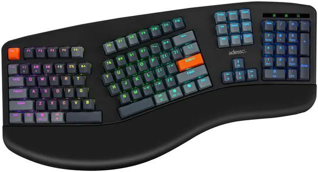 Alt view image 5 of 13 - ADESSO Easytouch 1500 EasyTouch Mechanical Keyboard