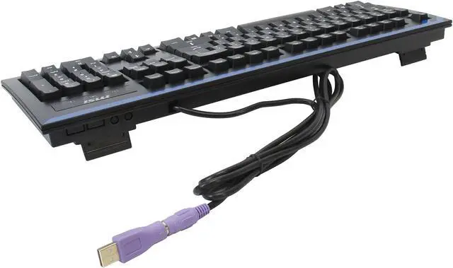 Alt view image 3 of 4 - MSI CK Series Black USB or PS/2 Wired Standard Keyboard