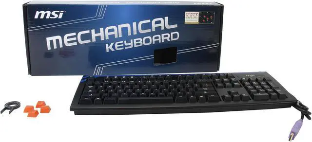 Alt view image 4 of 4 - MSI CK Series Black USB or PS/2 Wired Standard Keyboard