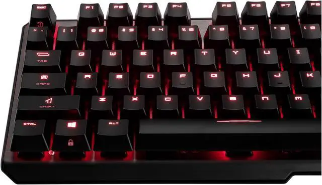 Alt view image 7 of 8 - MSI Vigor GK60 Gaming Keyboard with Cherry MX Red Switch and Red Backlight