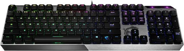 Alt view image 3 of 8 - MSI Vigor GK50 Low Profile Gaming Keyboard