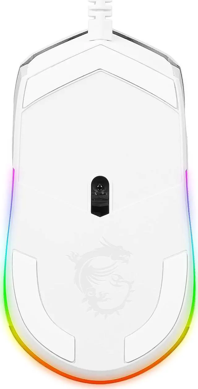 Alt view image 19 of 20 - MSI Vigor GK30 Gaming Keyboard & GM11 Gaming Mouse Combo - Mechanical Membrane Switches, 6-Zone RGB, Water Repellent & Splash-Proof, 5000 DPI - White