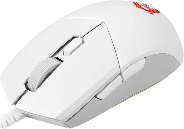 Alt view image 17 of 20 - MSI Vigor GK30 Gaming Keyboard & GM11 Gaming Mouse Combo - Mechanical Membrane Switches, 6-Zone RGB, Water Repellent & Splash-Proof, 5000 DPI - White