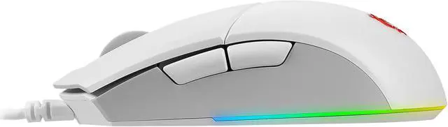 Alt view image 18 of 20 - MSI Vigor GK30 Gaming Keyboard & GM11 Gaming Mouse Combo - Mechanical Membrane Switches, 6-Zone RGB, Water Repellent & Splash-Proof, 5000 DPI - White