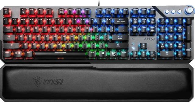 MSI Vigor GK71 Sonic AM Mechanical RGB Gaming Keyboard with MSI Sonic Red  Switches 