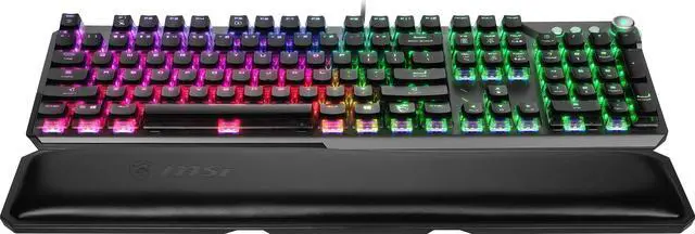 Alt view image 11 of 20 - MSI Vigor GK71 Sonic AM Mechanical RGB Gaming Keyboard with MSI Sonic Blue Switches