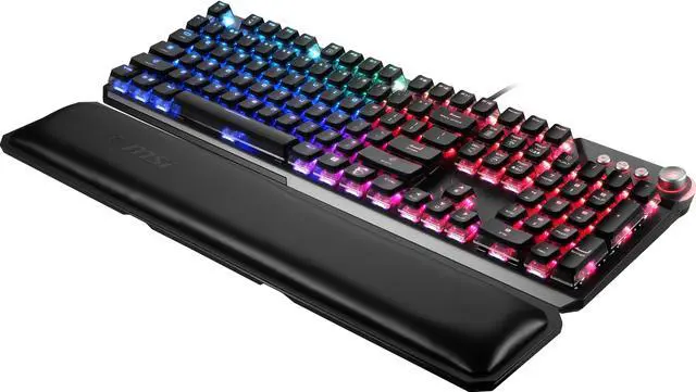 Alt view image 9 of 20 - MSI Vigor GK71 Sonic AM Mechanical RGB Gaming Keyboard with MSI Sonic Blue Switches