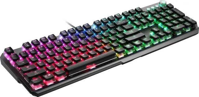 Alt view image 15 of 20 - MSI Vigor GK71 Sonic AM Mechanical RGB Gaming Keyboard with MSI Sonic Blue Switches